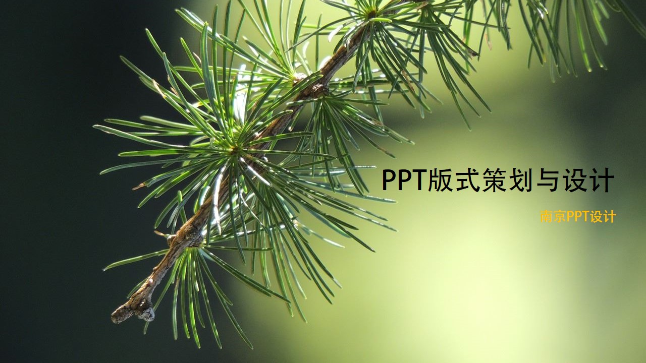 南京学术PPT设计